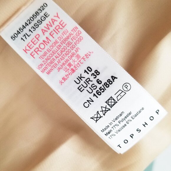 NEW Topshop Kiki Double Breasted Blazer Jacket Size 6 Sage Green Retro Chic $95 - Picture 15 of 16